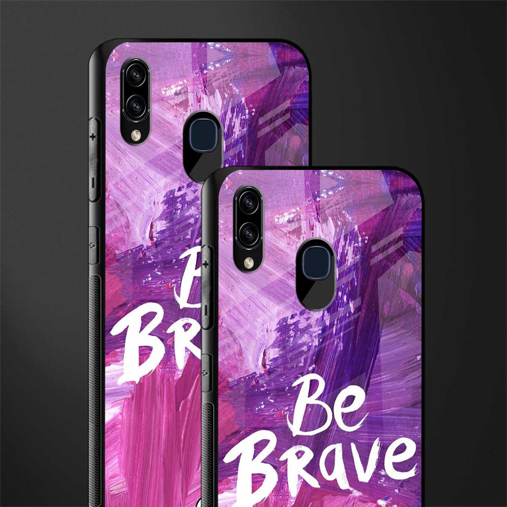 be brave glass case for samsung galaxy m10s image-2