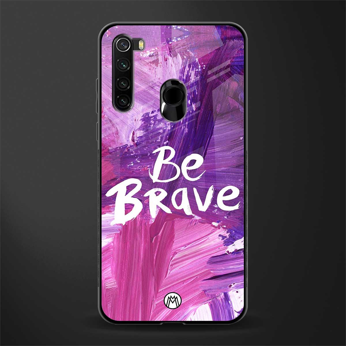 be brave glass case for redmi note 8 image