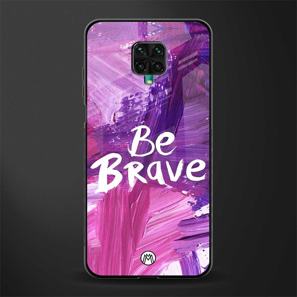 be brave glass case for redmi note 9 pro image
