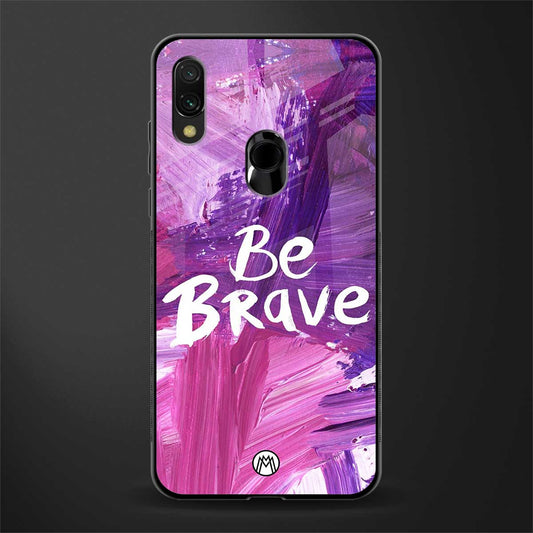 be brave glass case for redmi note 7 image