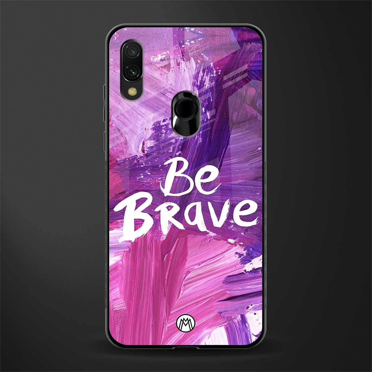 be brave glass case for redmi y3 image