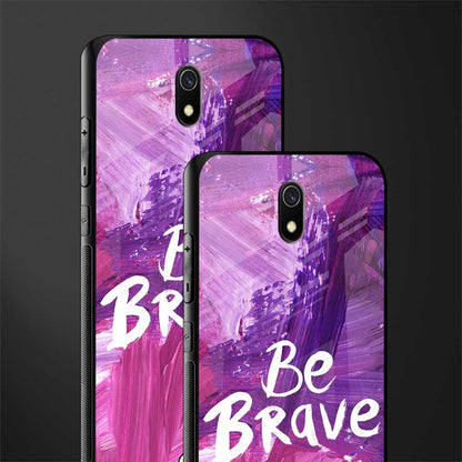 be brave glass case for redmi 8a image-2