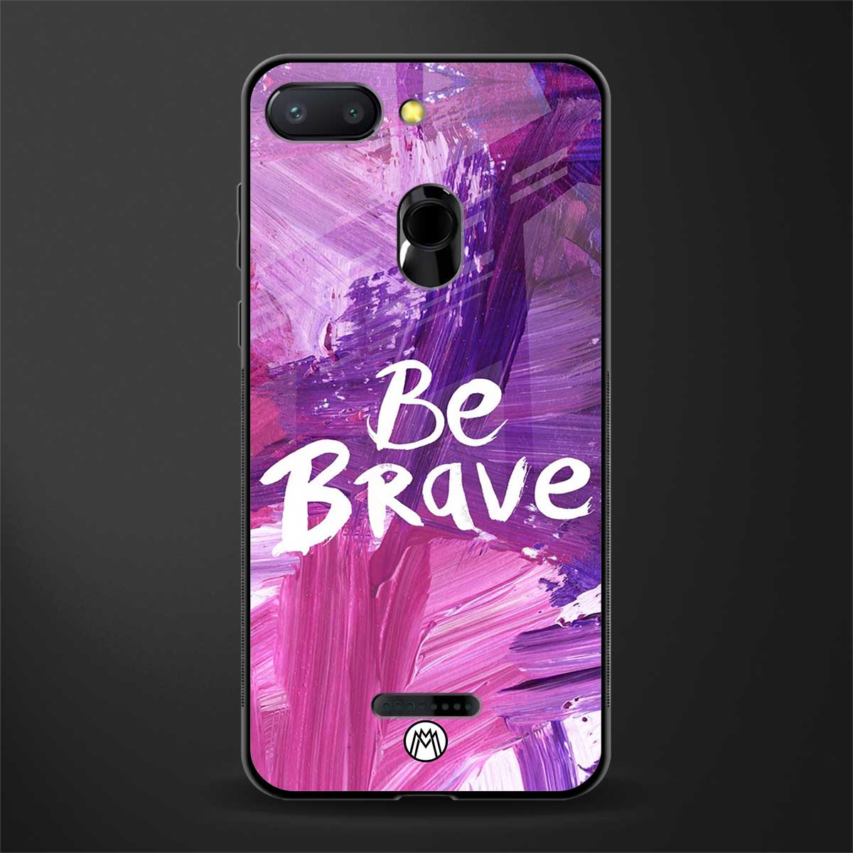 be brave glass case for redmi 6 image