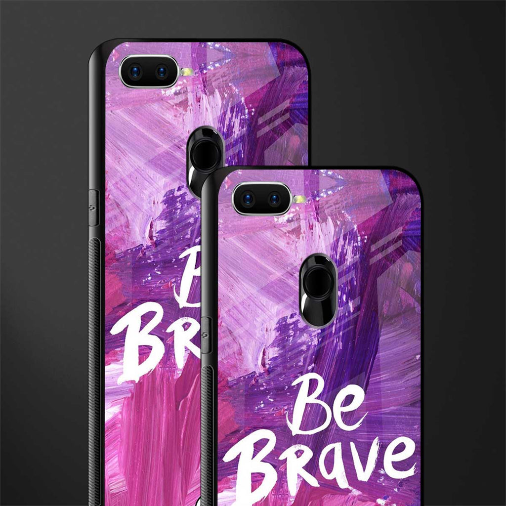 be brave glass case for oppo a7 image-2