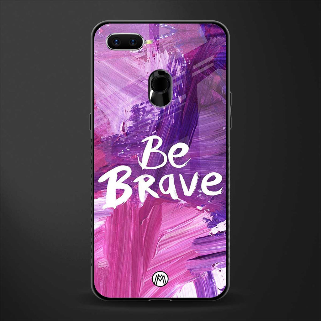 be brave glass case for oppo a12 image