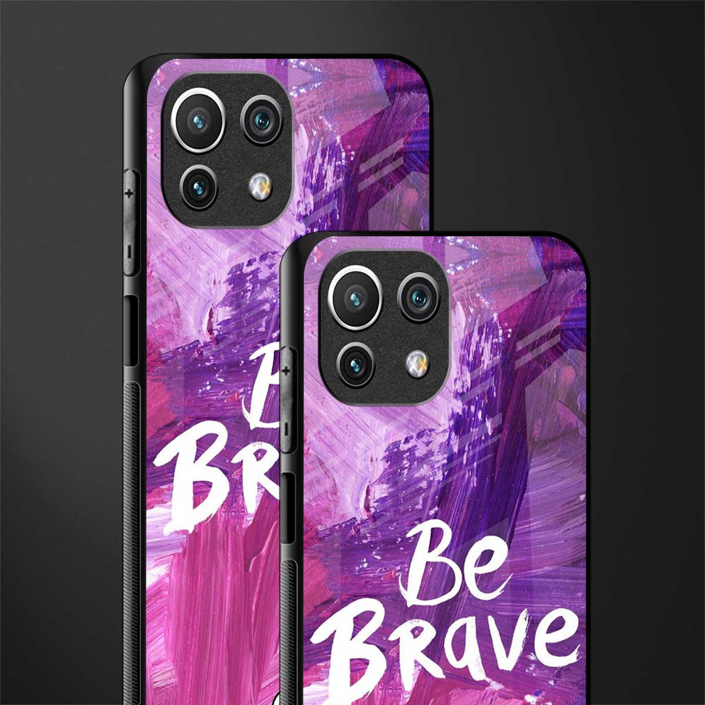 be brave glass case for mi 11 lite image-2