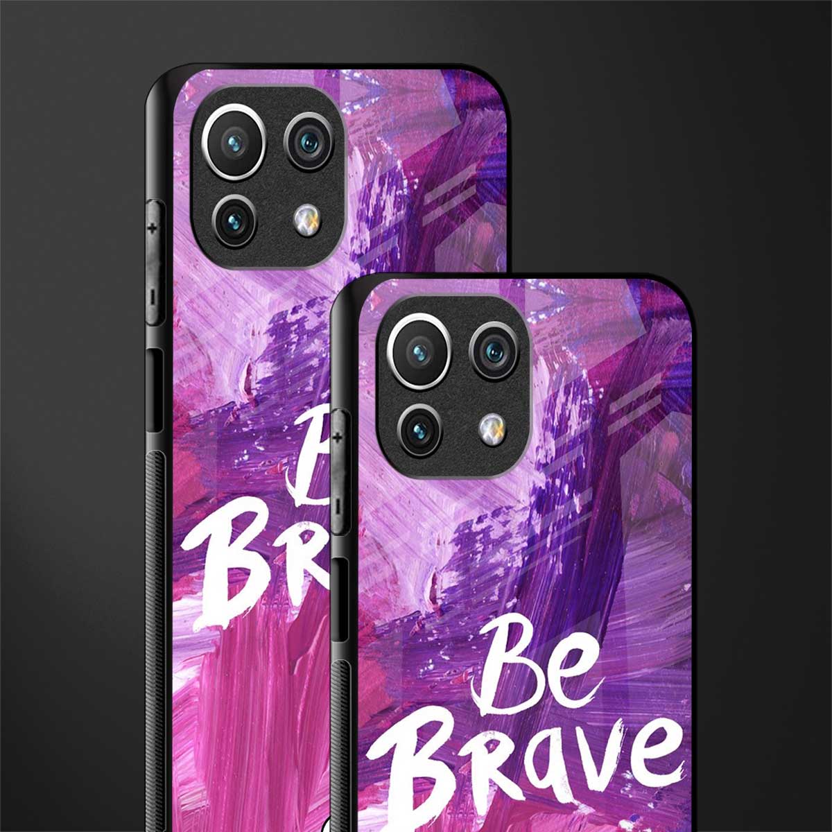 be brave glass case for mi 11 lite image-2