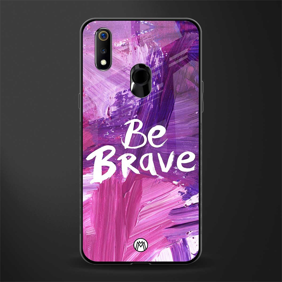 be brave glass case for realme 3 pro image