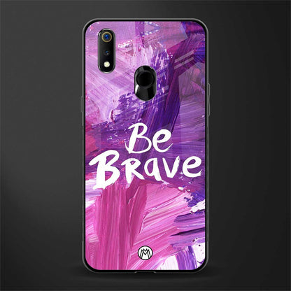 be brave glass case for realme 3 pro image