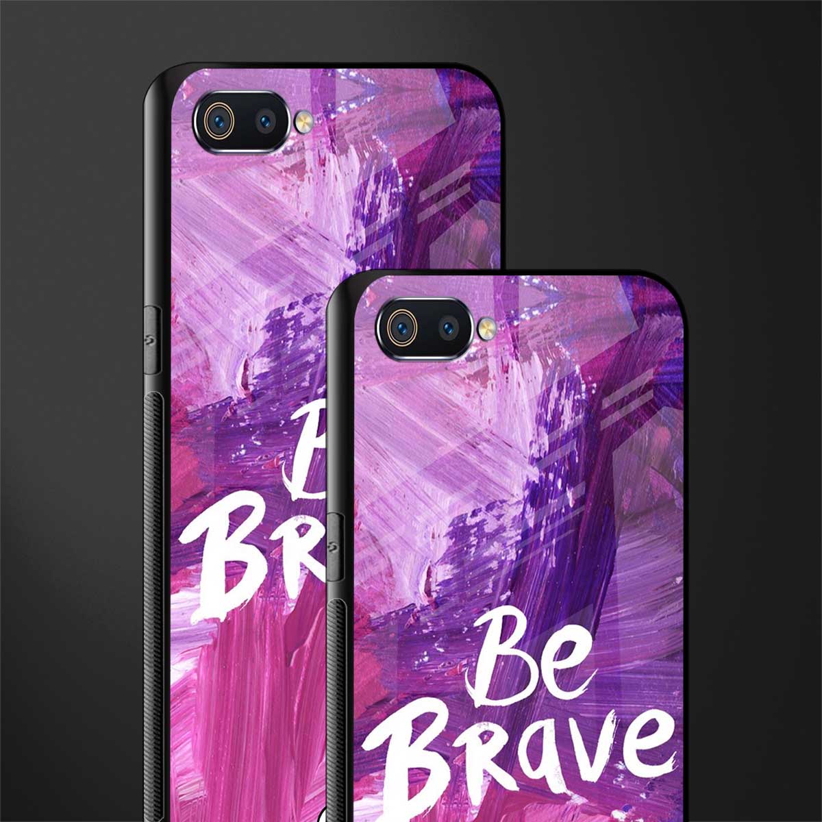 be brave glass case for oppo a1k image-2