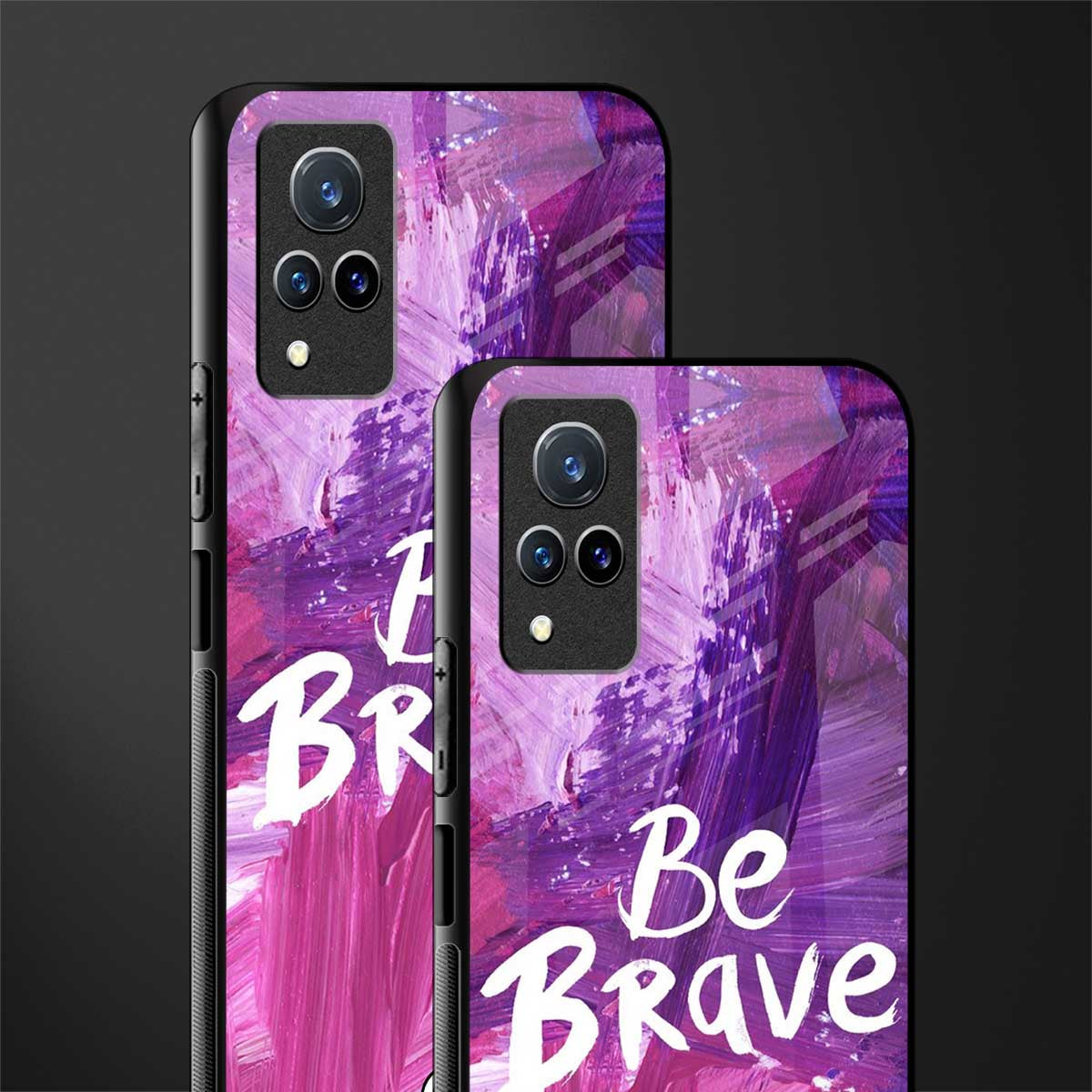 be brave glass case for vivo v21 5g image-2