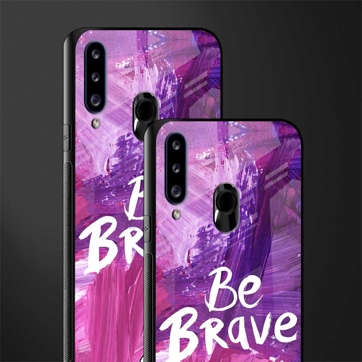 be brave glass case for samsung galaxy a20s image-2