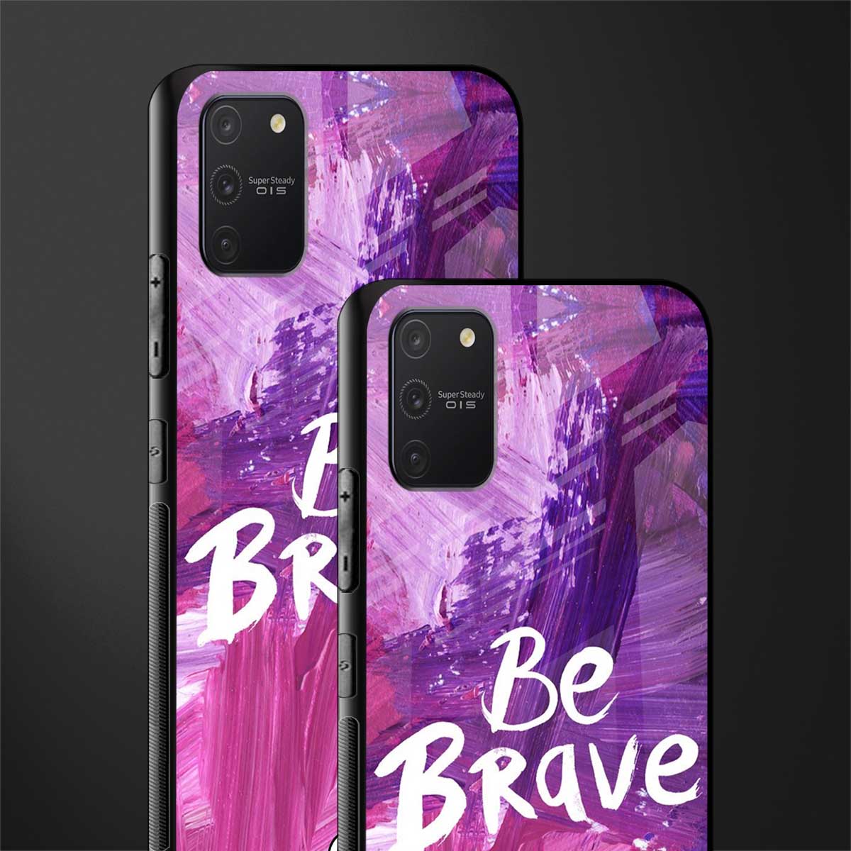 be brave glass case for samsung galaxy a91 image-2