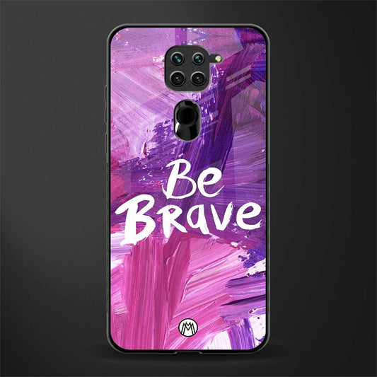 be brave glass case for redmi note 9 image
