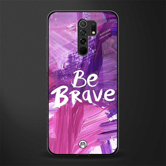 be brave glass case for poco m2 reloaded image