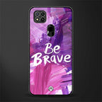 be brave glass case for redmi 9 image
