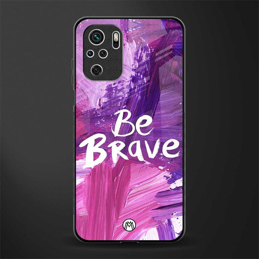 be brave glass case for redmi note 10 image