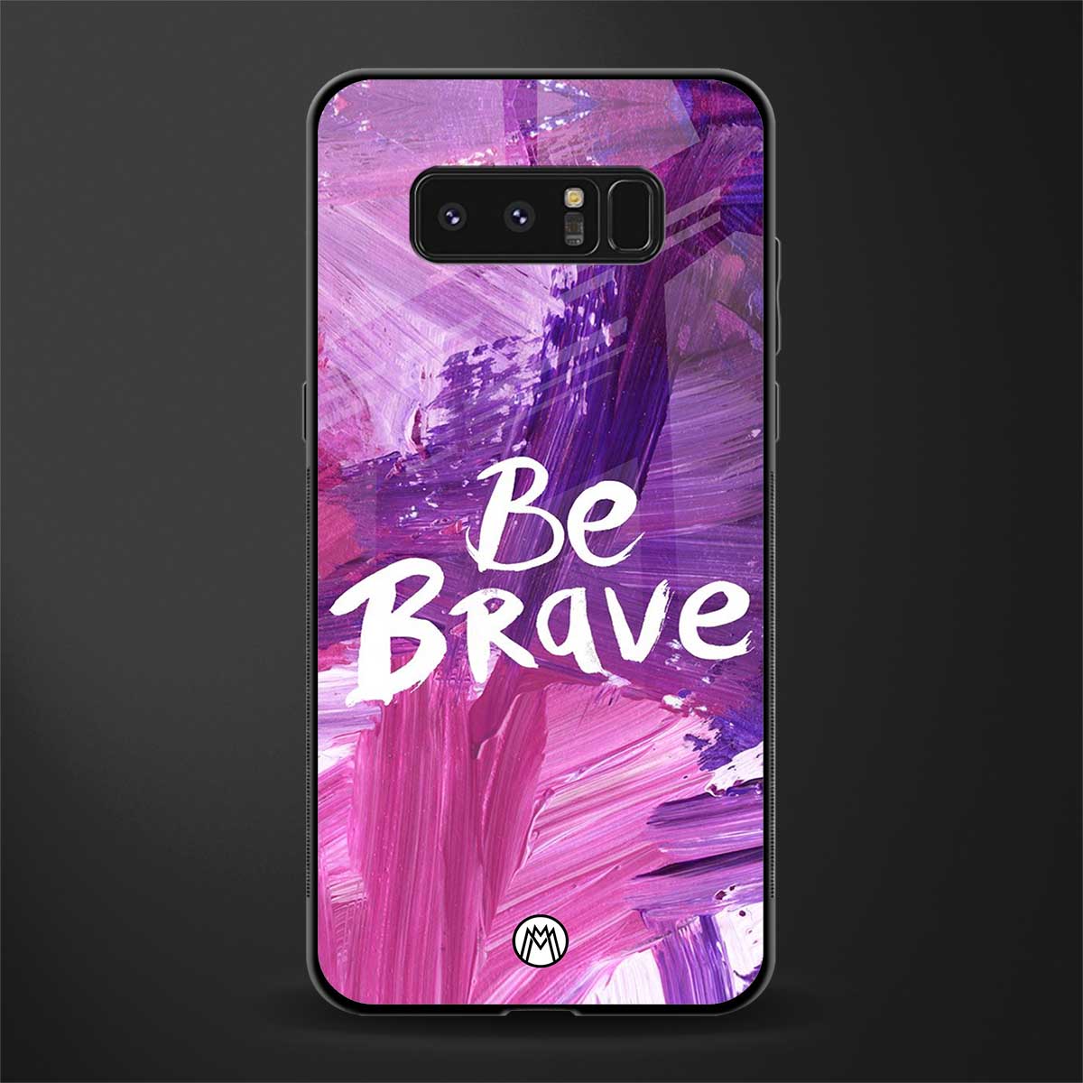 be brave glass case for samsung galaxy note 8 image