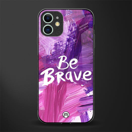 be brave glass case for iphone 12 mini image