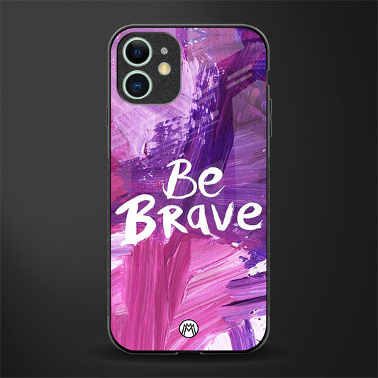 be brave glass case for iphone 12 image