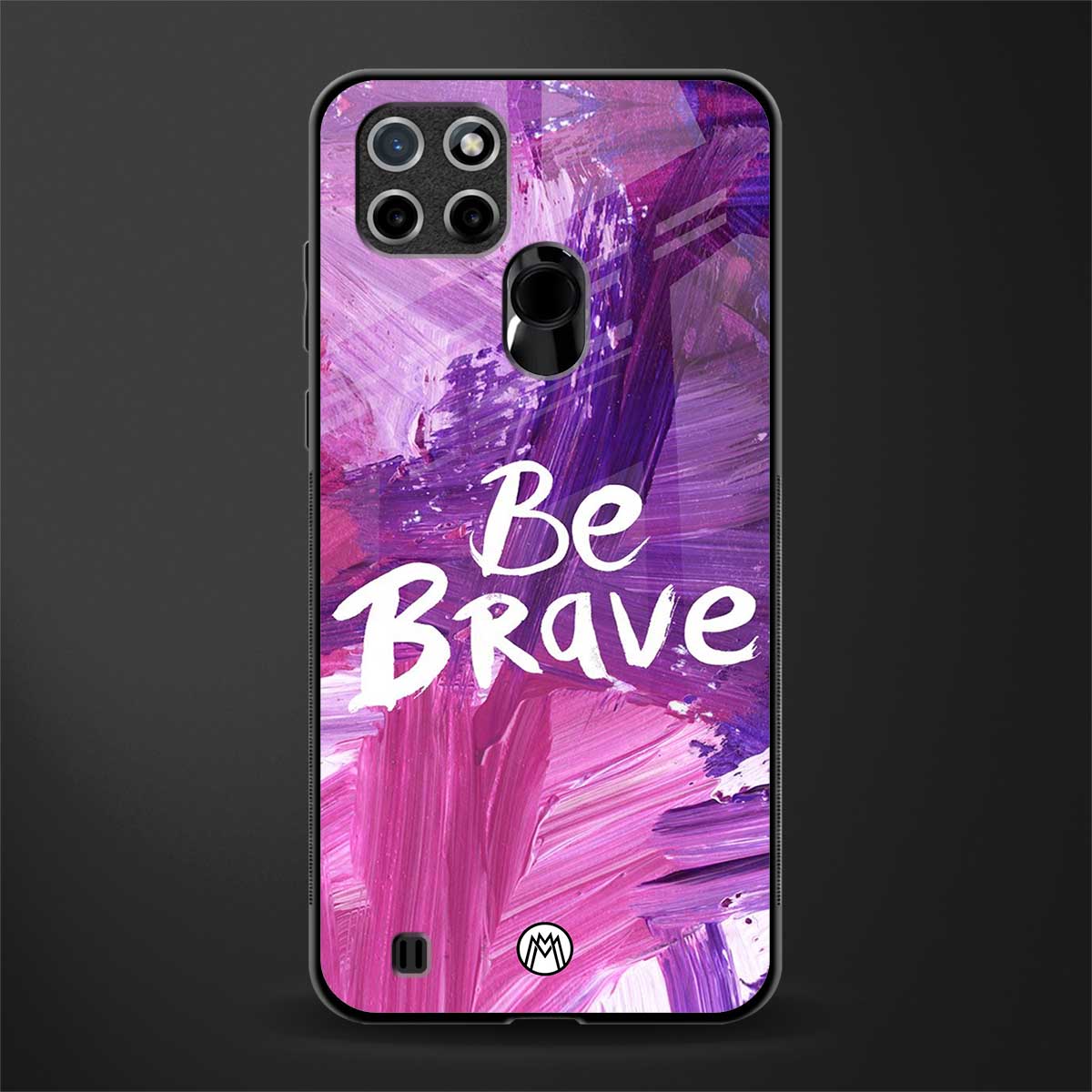 be brave glass case for realme c21 image