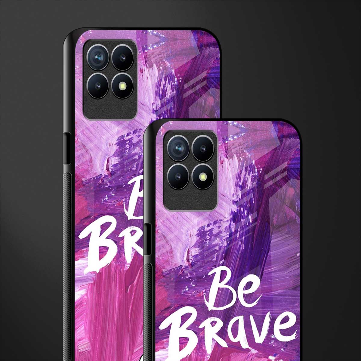 be brave glass case for realme 8i image-2