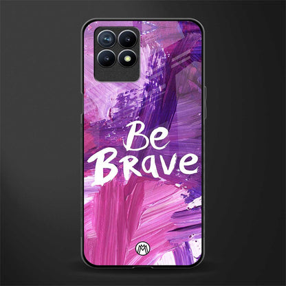 be brave glass case for realme 8i image