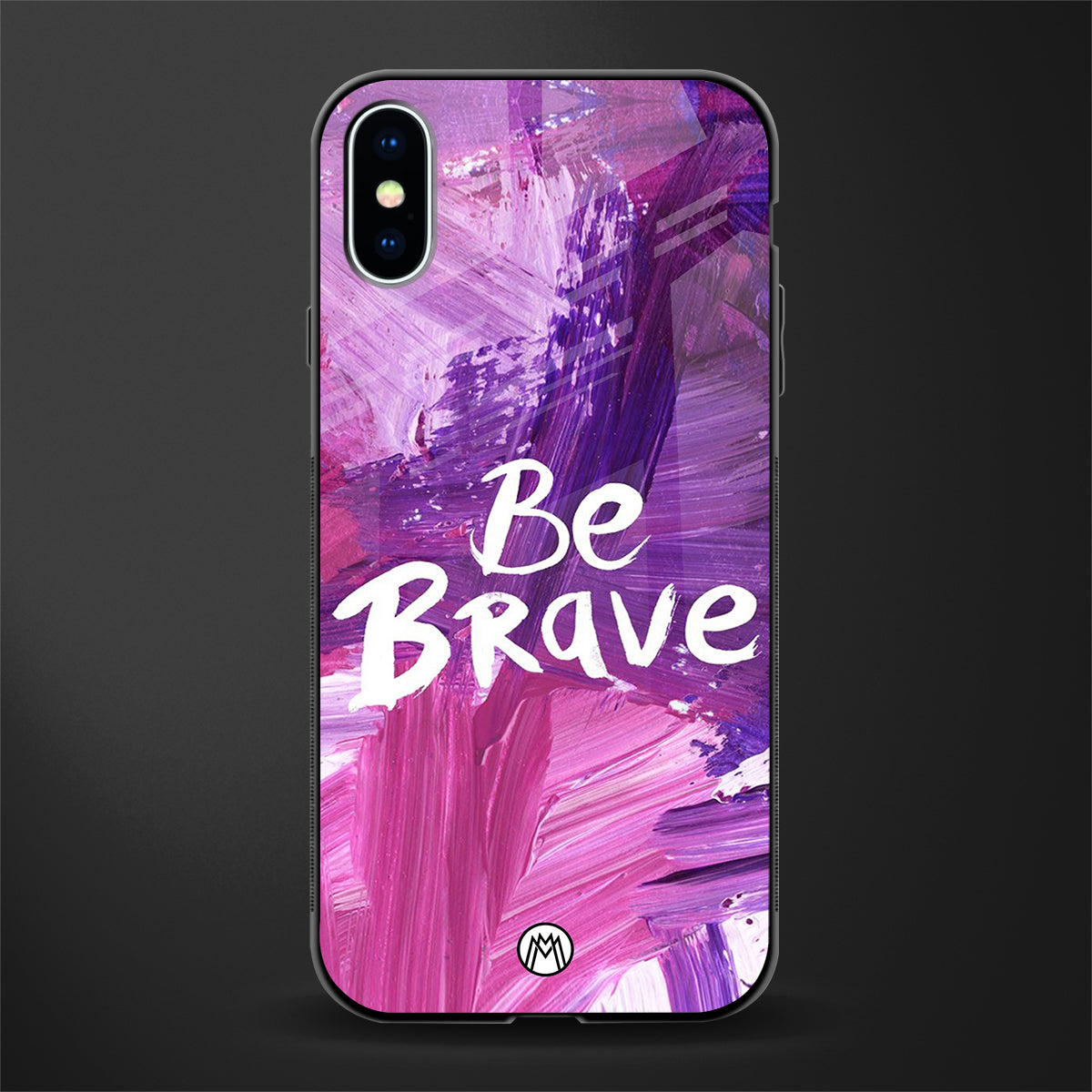 be brave glass case for iphone xs image