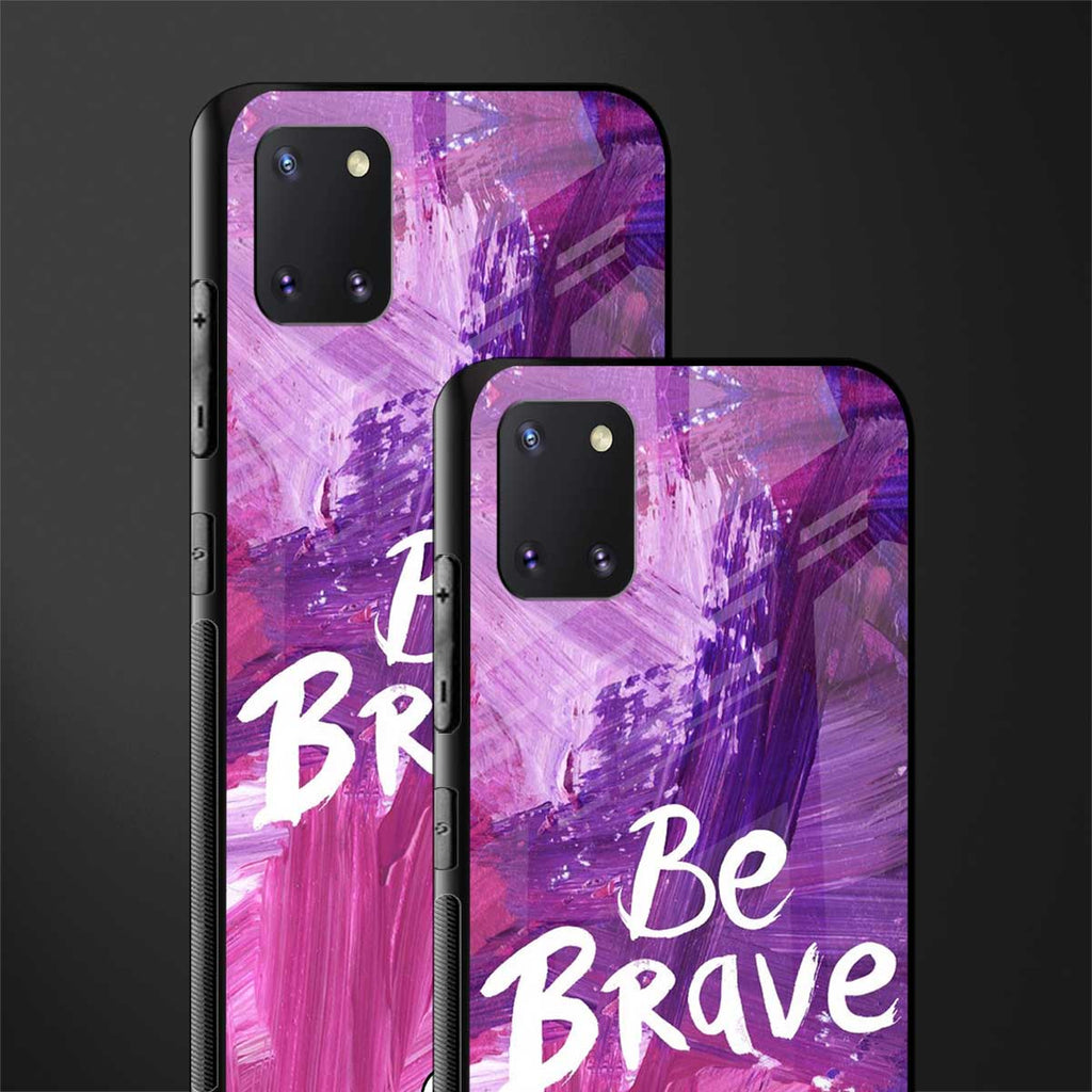 be brave glass case for samsung a81 image-2