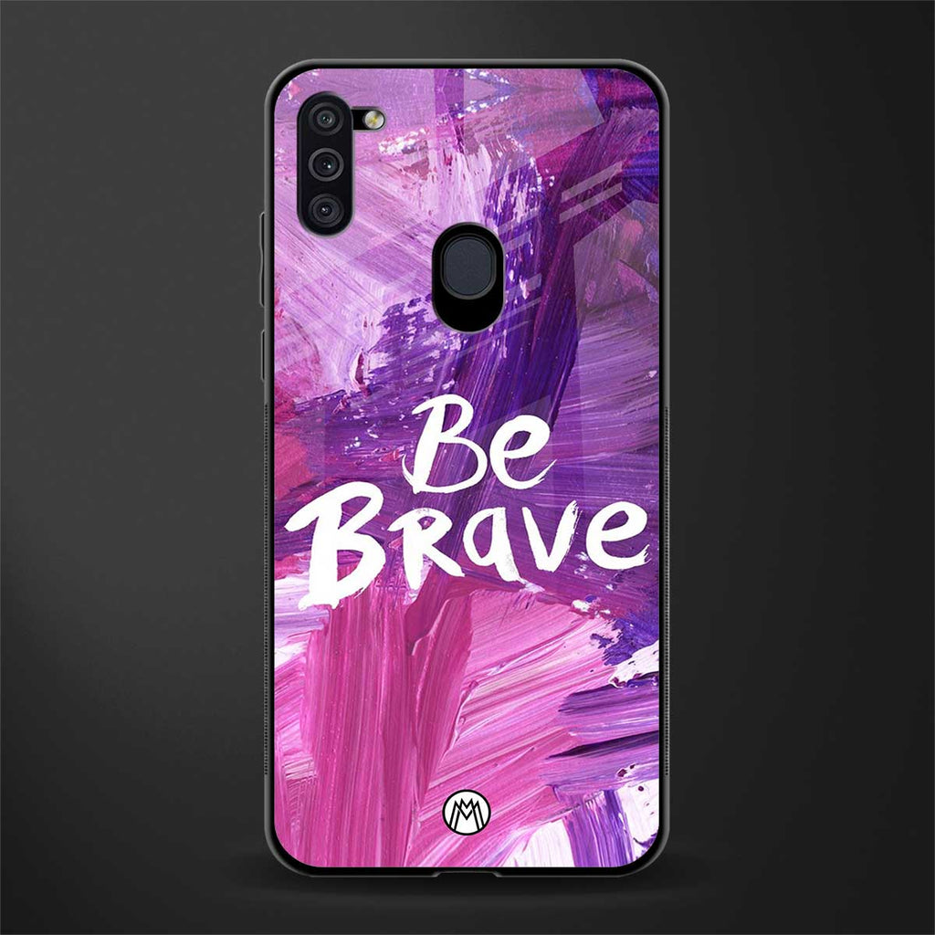 be brave glass case for samsung a11 image