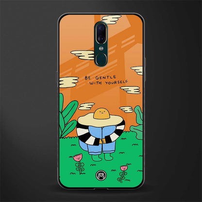 be gentle with yourself glass case for oppo a9 image