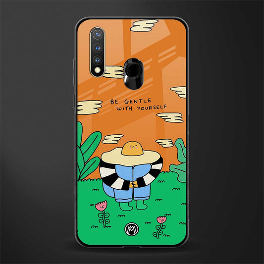 be gentle with yourself glass case for vivo y19 image