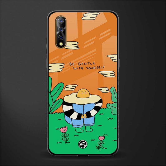 be gentle with yourself glass case for vivo z1x image
