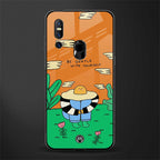 be gentle with yourself glass case for vivo v15 image