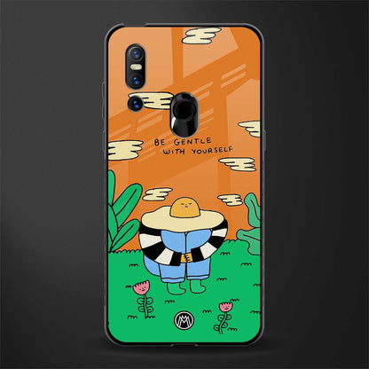 be gentle with yourself glass case for vivo v15 image