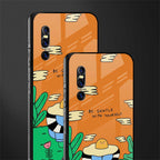 be gentle with yourself glass case for vivo v15 pro image-2
