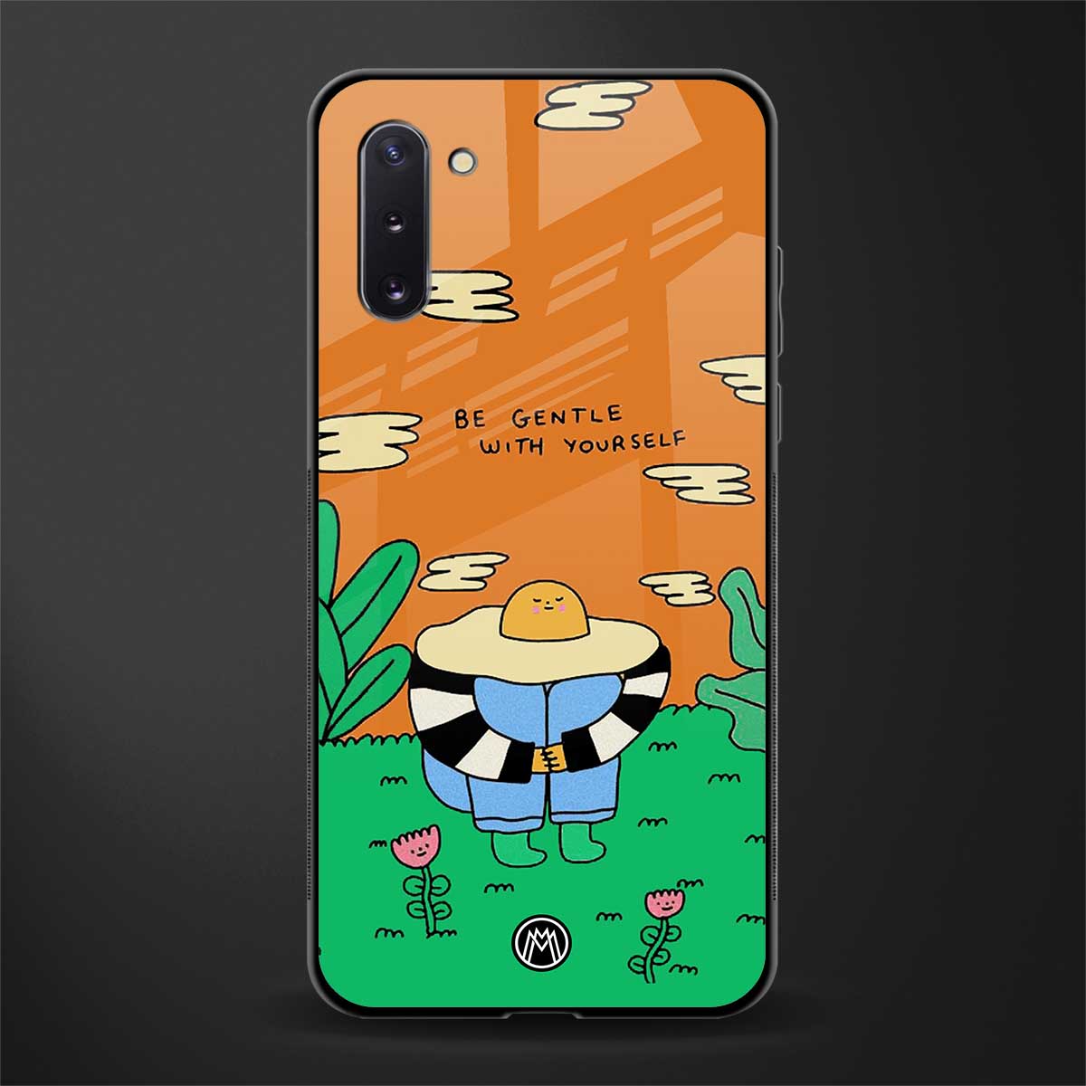 be gentle with yourself glass case for samsung galaxy note 10 image