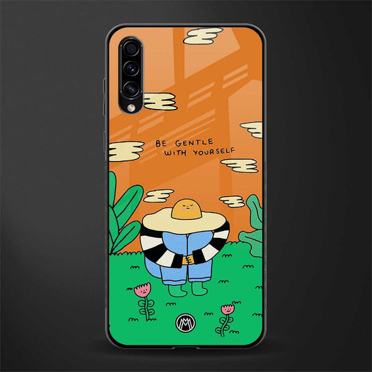 be gentle with yourself glass case for samsung galaxy a70 image