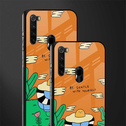 be gentle with yourself glass case for redmi note 8 image-2