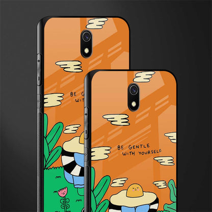 be gentle with yourself glass case for redmi 8a image-2