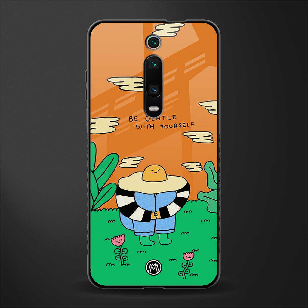 be gentle with yourself glass case for redmi k20 pro image
