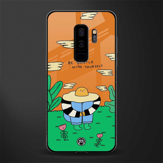 be gentle with yourself glass case for samsung galaxy s9 plus image