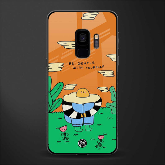 be gentle with yourself glass case for samsung galaxy s9 image