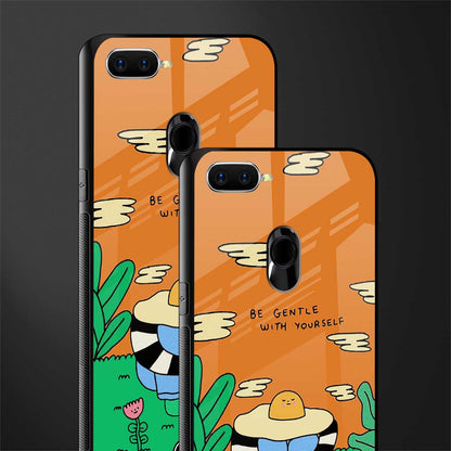 be gentle with yourself glass case for oppo a5s image-2