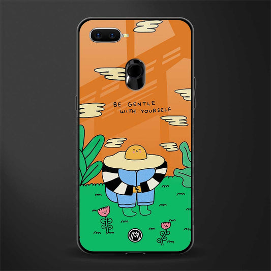 be gentle with yourself glass case for oppo a5s image