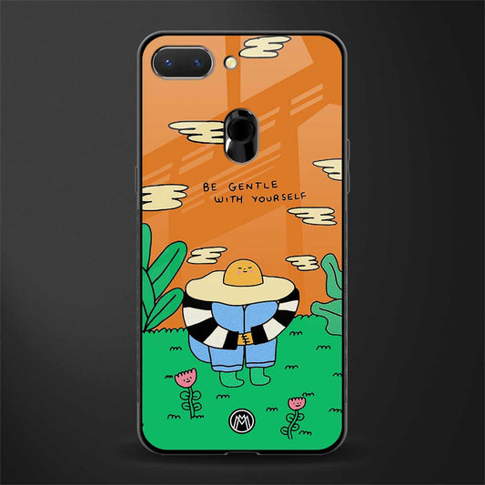 be gentle with yourself glass case for oppo a5 image