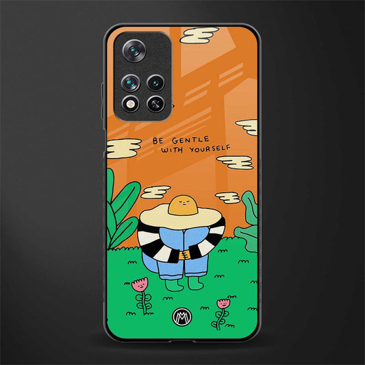 be gentle with yourself glass case for xiaomi 11i 5g image