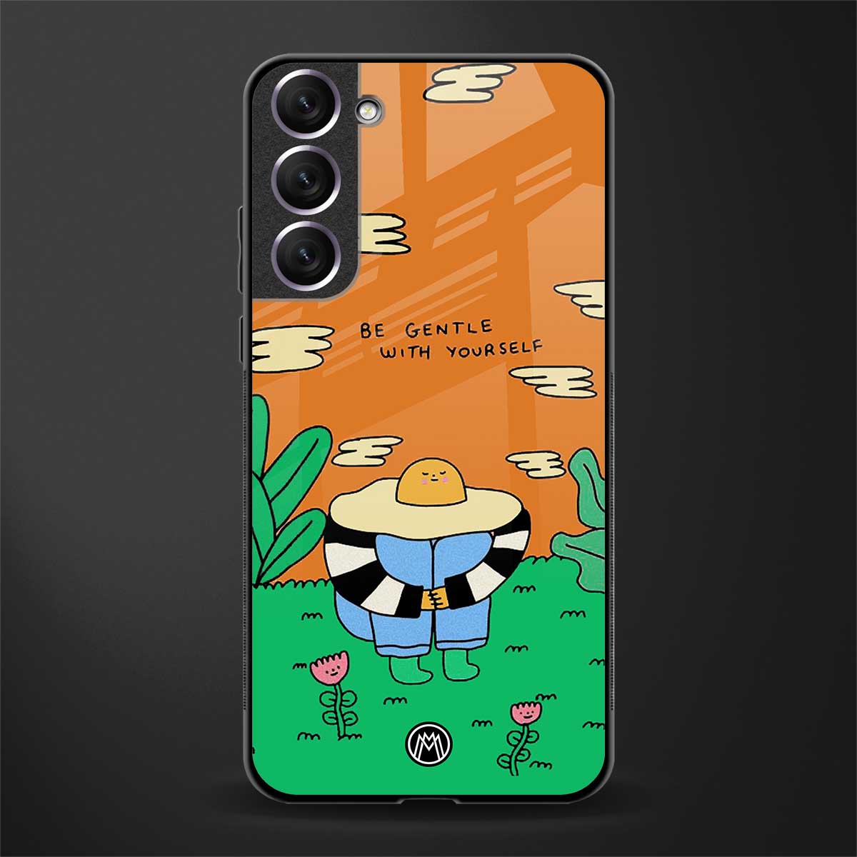 be gentle with yourself glass case for samsung galaxy s21 fe 5g image