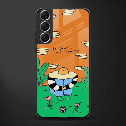 be gentle with yourself glass case for samsung galaxy s21 plus image