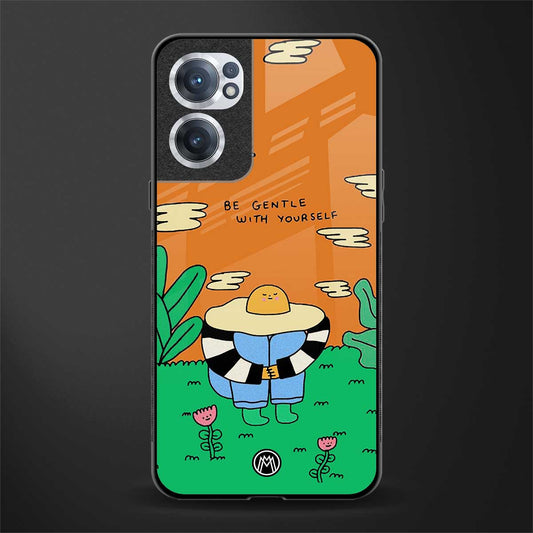 be gentle with yourself glass case for oneplus nord ce 2 5g image